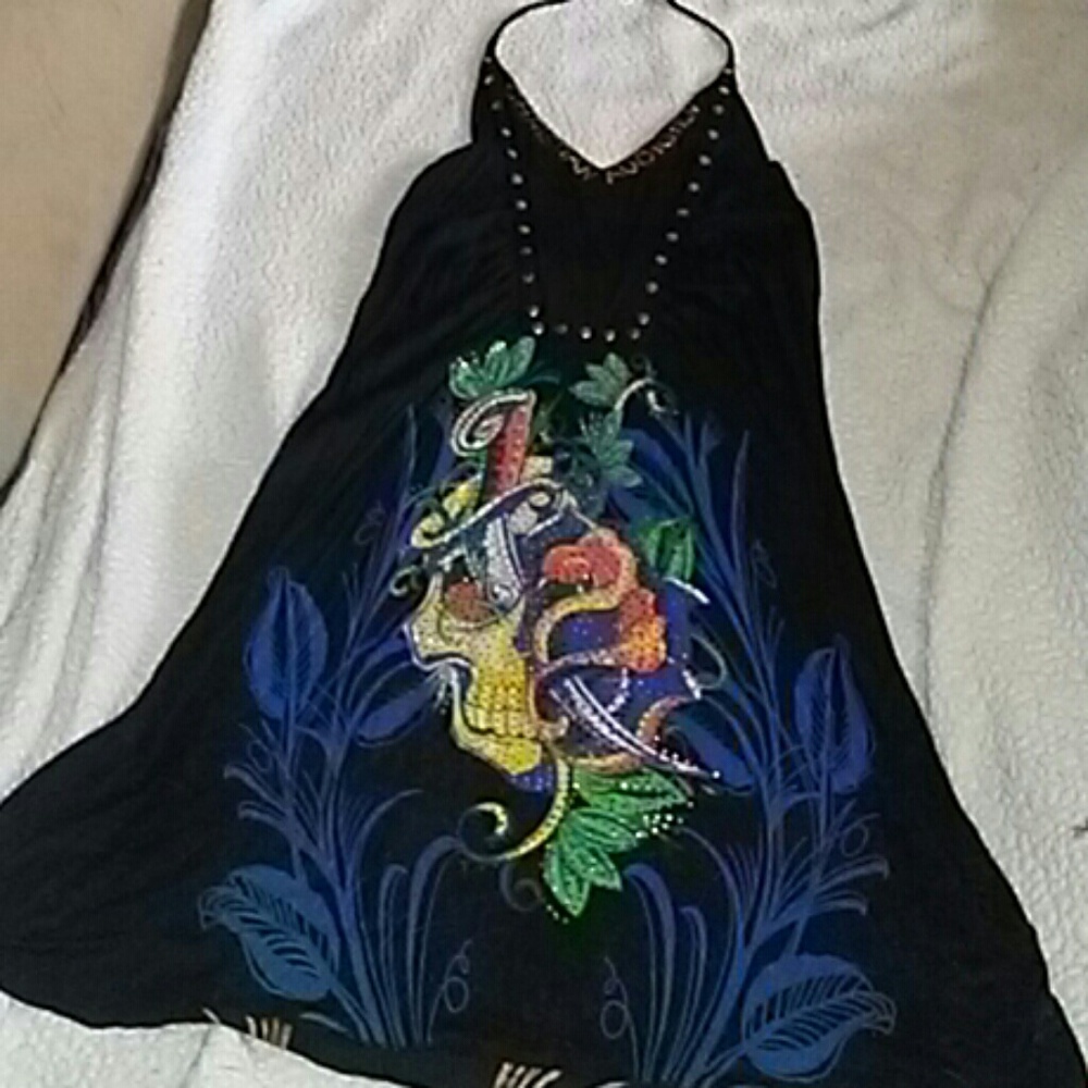 Christian Audigier mini dress